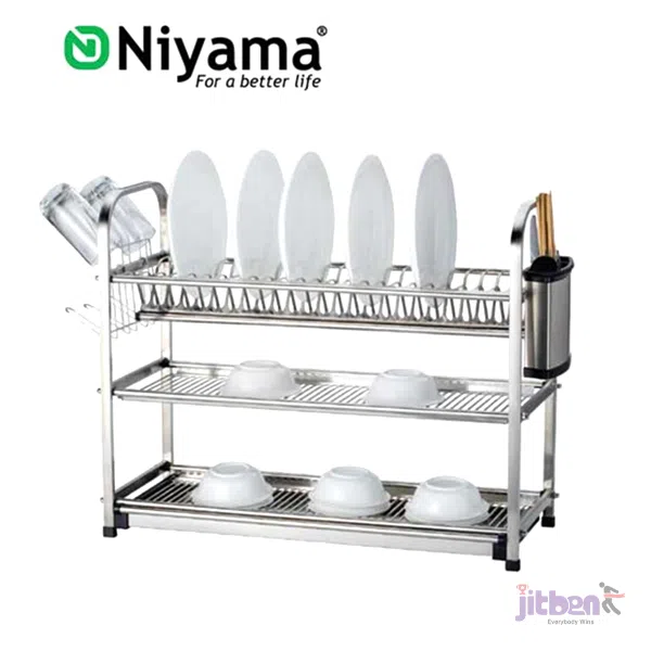 Niyama 3 Layer 24 Plate Dish Rack